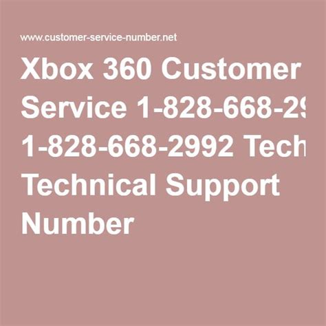 Xbox 360 Customer Service 1 828 668 2992 Technical Support Number