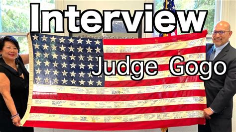 48 Star Flag Signing Project Judge Johnny Gogo Honors Japanese