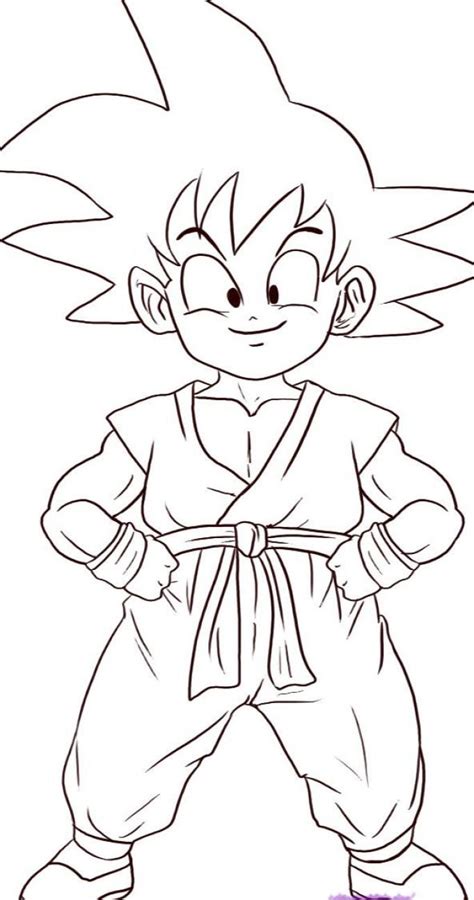 The dragon ball community is really amazing. Simple Sketches Dragon Ball Great Drawing Coloring Pages ...