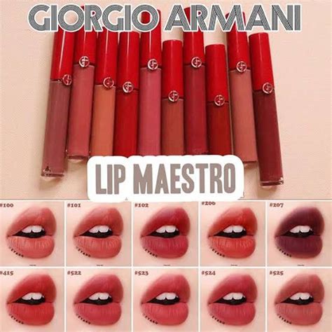 Giorgio Armani Lip Maestro Intense Velvet Color 65ml Shopee Thailand