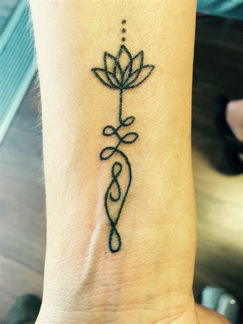 My unalome lotus flower wrist tat. | Henna tattoo wrist ...