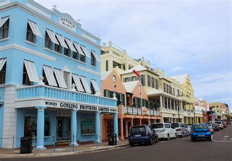 Discover Colorful Front Street In Bermuda The Islands Bustling