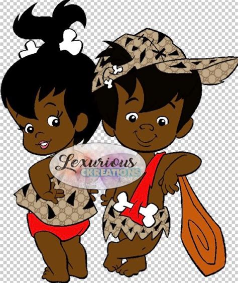 Flinstones Pebbles And Bambam Png Etsy