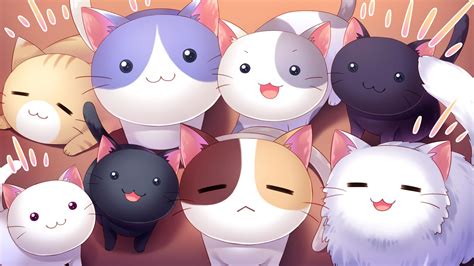 Anime Chibi Cat Wallpapers Top Free Anime Chibi Cat Backgrounds