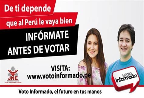 Tu voto cuenta y hace la diferencia. Instituto Superior de Educación Público "Huaraz"