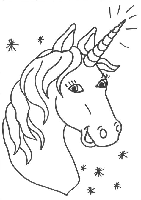 Einhorn ausmalbilder