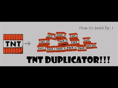 I play super flat world and would like to make an automatic cobblestone farm which need tnt duplicator / dispenser with tnt. HOW TO BUILD A TNT DUPLICATOR (WORKING) 1.15, 1.15.1, 1.15 ...