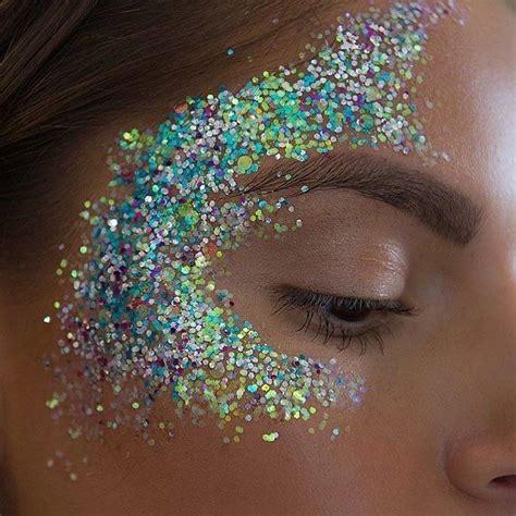 Pin By Schwa On Design Festival Makeup Glitter Festival Glitter
