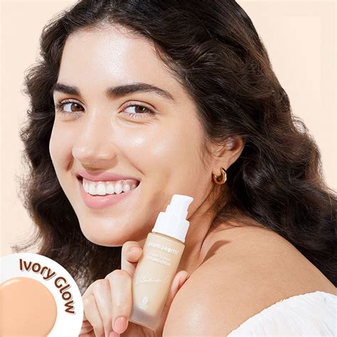 Buy Mamaearth Glow Serum Foundation With Vitamin C Turmeric For