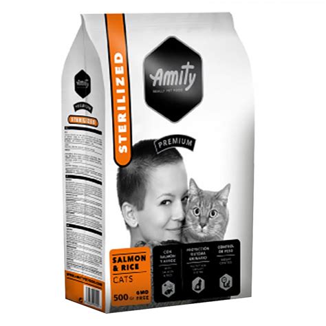 Ração Para Gato Amity Premium Sterilized Salmão E Arroz