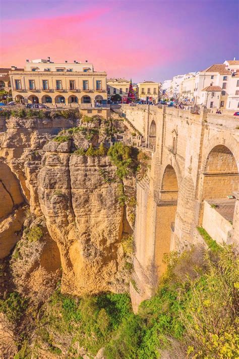 Ronda Is A Unique Hilltop Town In Andalusia Spain Built Right On The