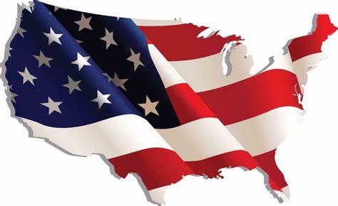 United States Flag Map Glossy Poster Picture Banner American Usa Cool