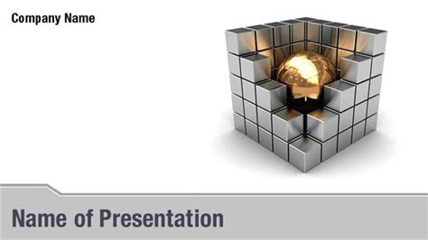 Abstract Cube Powerpoint Templates Abstract Cube Powerpoint