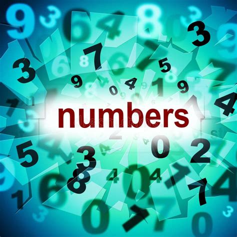 Mathematics Numbers Means Learn Learned And Numerical Stock