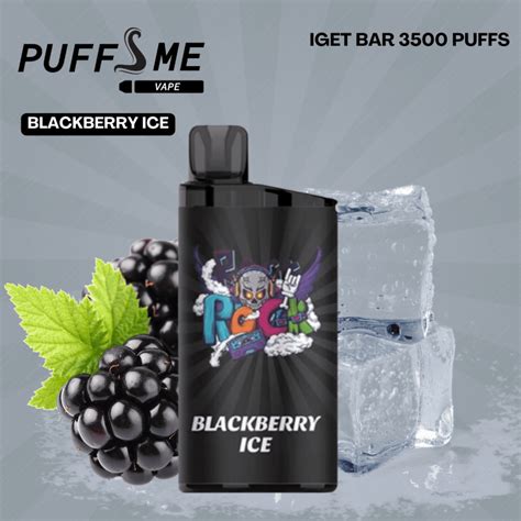 Buy Iget Bar 3500 Puffs Blackberry Ice Online Puffsme