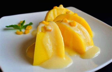 Resep puding lapis buah anggur, peach, dan yoghurt rasa mangga bahan: Resep Puding Jagung - Resepedia