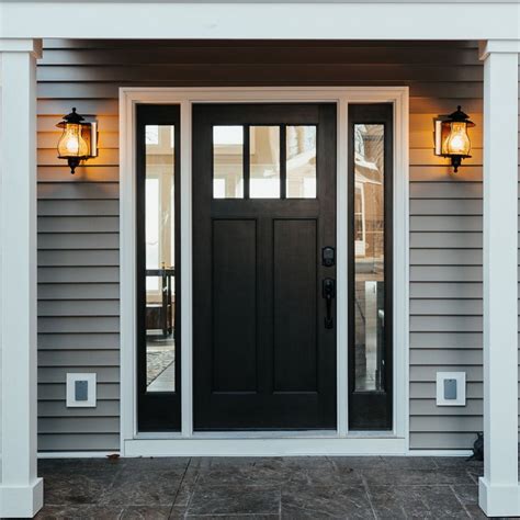 Are usually mounted at the top and bottom of your home furniture, leaving a small wafer exposed. Therma-Tru - Entrance Doors | WindowRama