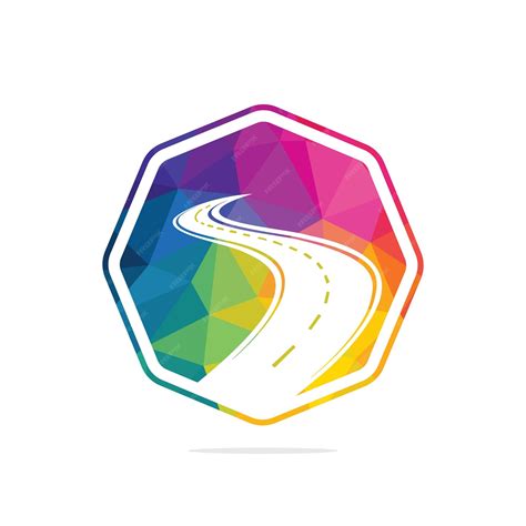 Premium Vector | Creative road journey logo design