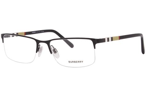 Burberry Men S Eyeglasses Be1282 Be 1282 Half Rim Optical Frame
