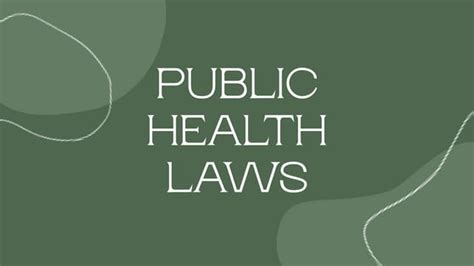 chn public health laws pptx
