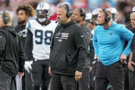 report carolina panthers fire matt rhule name steve wilks interim head coach ahn fire digital