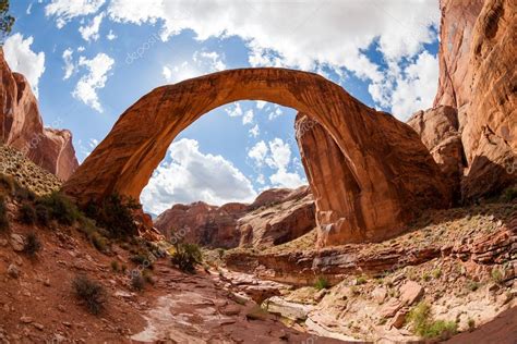 Rainbow Arch Utah — Stock Photo © Oscity 98771564