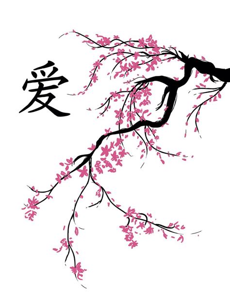 Blossom Tree Tattoo Cherry Blossom Drawing Cherry Blossom Tree Tattoo