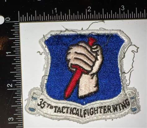 Cold War Usaf Us Air Force 35th Tactical Fighter Wing Patch 2200