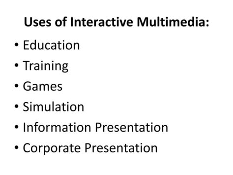 Interactive Multimedia Empowerment Technologies