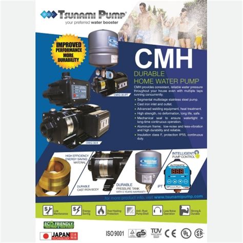 Tsunami Cmh4 40k Automatic Start Stop Home Water Pump 1hp For 4 5