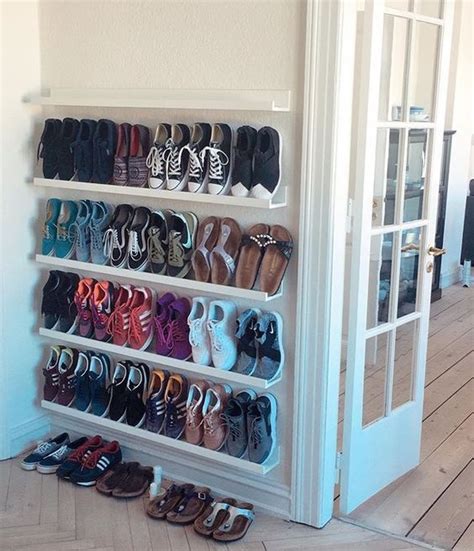 A shoe rack with storage spaces that sometimes is only big enough for a shoe is a rack that falls into. 32 Fabulous Storage Ideas to Organize Shoes - Molitsy Blog ...