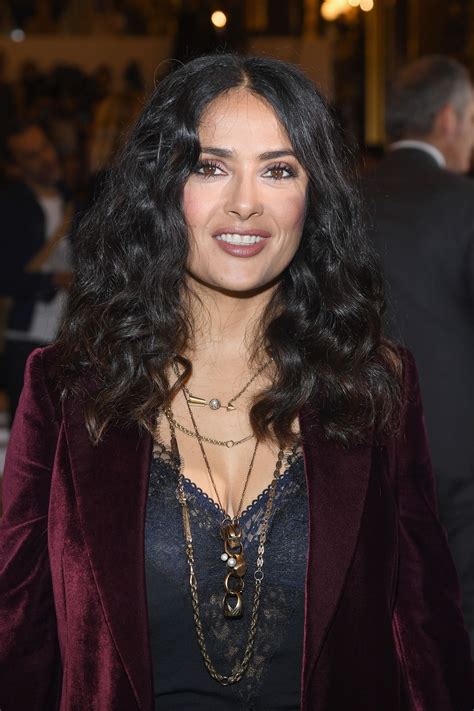 Salma hayek, mexican american actress, director, and producer who broke barriers as one of the first latina actresses to establish a successful career in hollywood. Salma Hayek - Stella McCartney Fashion Show, PFW in Paris ...