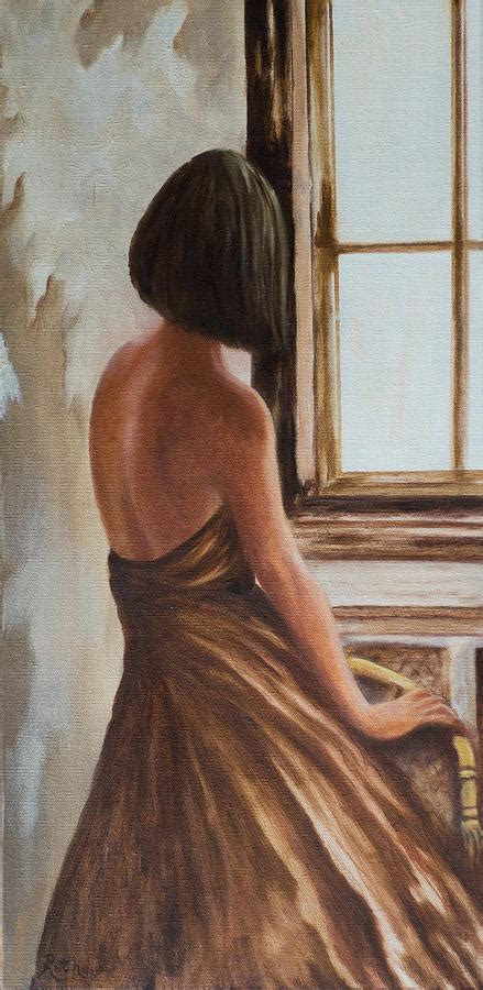 Woman In The Window Painting By Ruthe Dawes Fine Art America