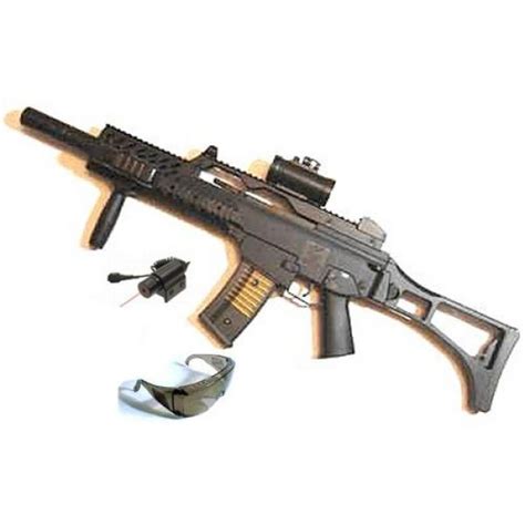 Spring Double Eagle G36 Assault Rifle Fps 250 Scope Laser Tactical