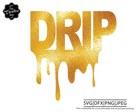 Drip Svg Drip Svg Cricut Drip Drip Files Drippy Design Etsy Canada