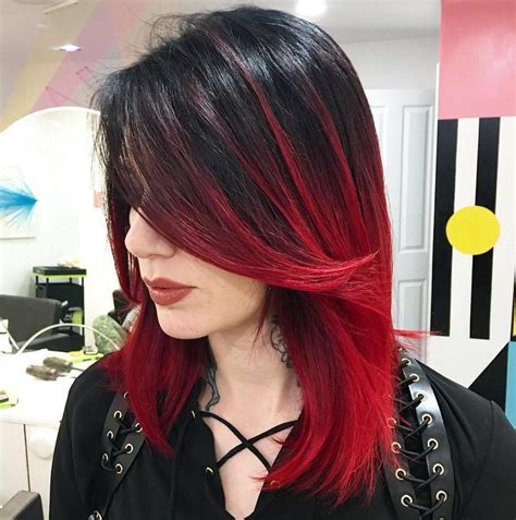 If your hair is black, but you've always wanted to try coloring it red, you can get a rich red color from red hair dye is prone to fading. 60 Best Ombre Hair Color Ideas for Blond, Brown, Red and ...