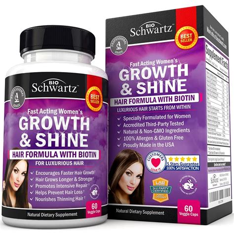 Growth and shine healthy hair capsules