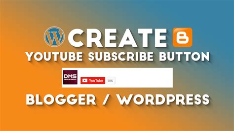 How To Add Youtube Subscribe Button In Blogger Or Wordpress 2020