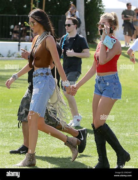 Kendall Jenner At Coachella 2015 Week 1 Day 1 Featuring Kendall