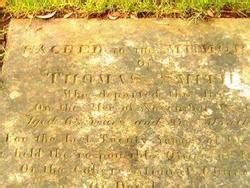 Thomas Smith Find A Grave Memorial