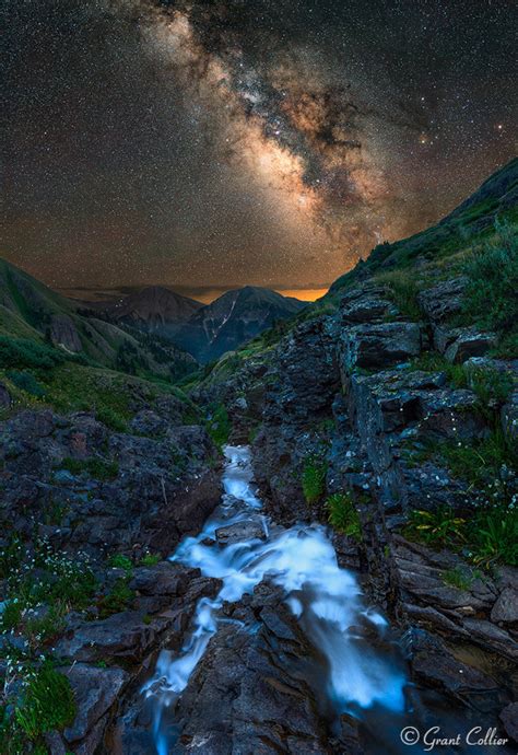 Milky Way Above Peaks Of The San Juan Mountains