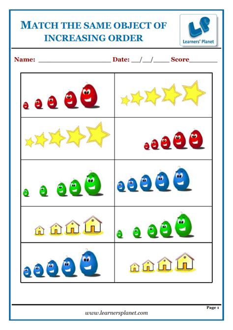 Free Download Activity Sheets For Kindergarten