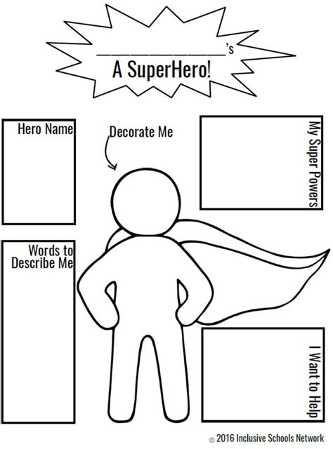 28 Design Your Own Superhero Template Superhero