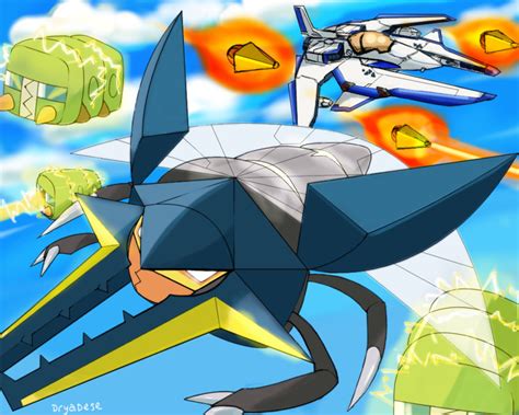 Vikavolt Charjabug And Vic Viper Pokemon And More Drawn By Dryadese Artist Danbooru