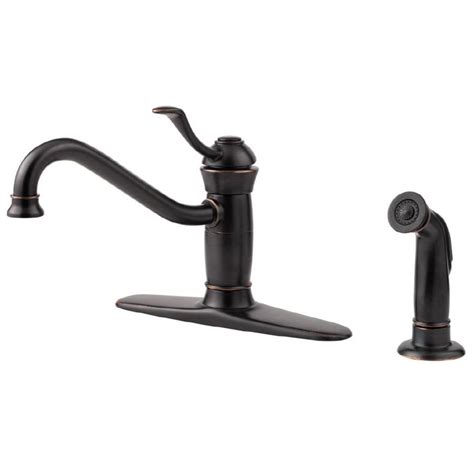 That is why we have created a list of best kitchen faucets 2020 reviews that you should must read. Shop Pfister Wakely Tuscan Bronze Low-Arc Kitchen Faucet ...