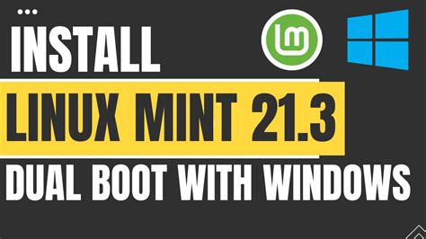 How To Dual Boot Linux Mint 213 And Windows 1110 Youtube