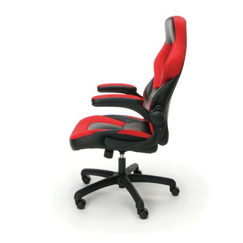 Ofm Essentials Collection Racing Style Bonded Leather Gaming Chair In