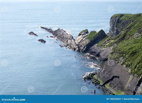 Rocky Jagged Coastline Stock Image Image Of Atlantic 145923631