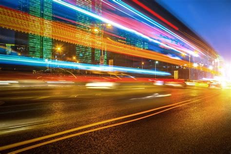 Premium Photo Abstract Image Of Blur Motion Of Cars On The City Road