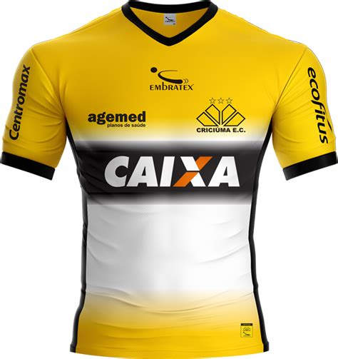 Depois do empate em 0x0 no horto, outro empate por 2x2 em sc. Embratex lança as novas camisas do Criciúma - Show de Camisas